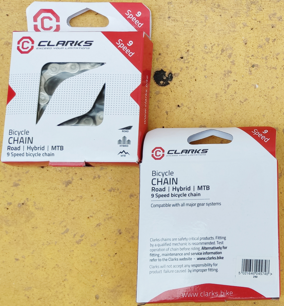 Clarks C-C9AR Cadena F90/Z90 9v Box 100% Shimano Compatible