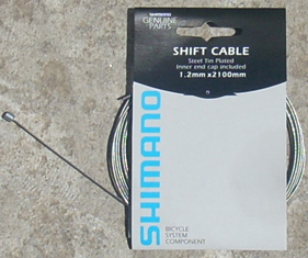 Shimano Y-60098070/Y60098100 Cable Cambio 1.2 Shimano Estañado