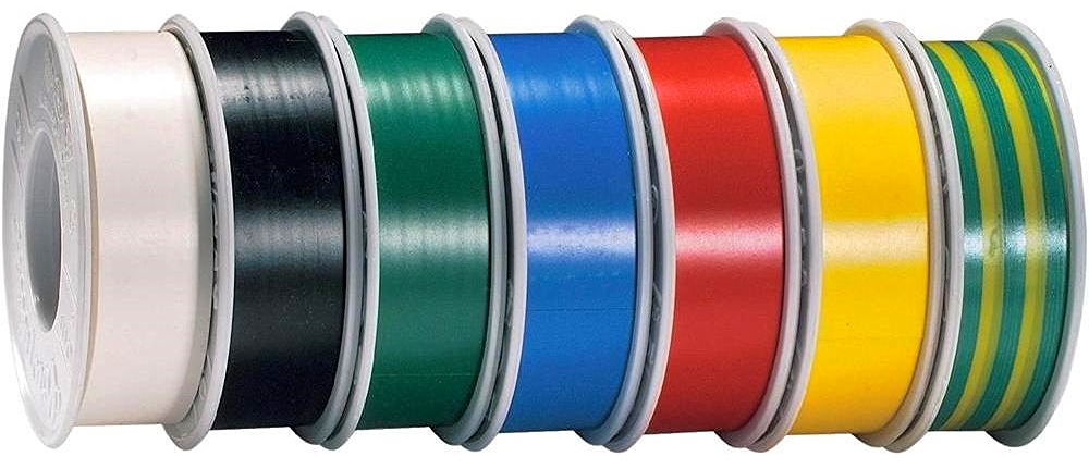 Cinta Universal PVC Colores Finishing Bar Tape 15mmx10mtrs