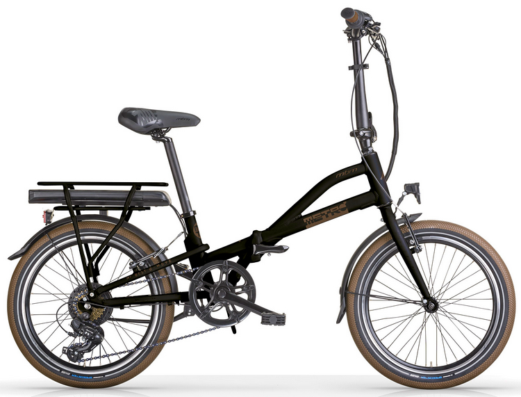 MBM E-METRO Bici Electrica Plegable 18kg 11.6Ah 36v 485Wh 5Level