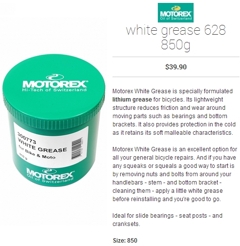 Motorex Grasa Taller Montaje WorkShop Fitting Mounting Grease