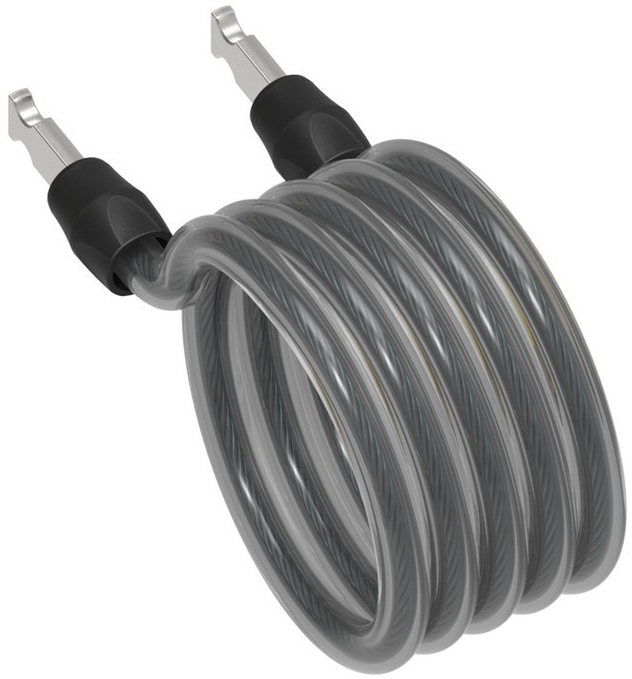OnGuarD Cable Espiral 185cm x 12mm Para Candado "REVOLVER"