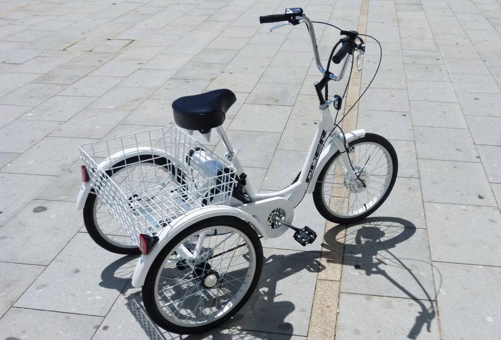 Quer Triciclo Electrico Español Trabajo 22" 6v, 600w Nuevo c/Gar